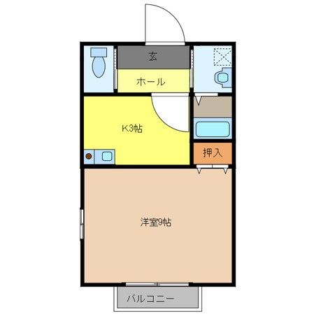 アパートメントＫ’ｓⅡの物件間取画像